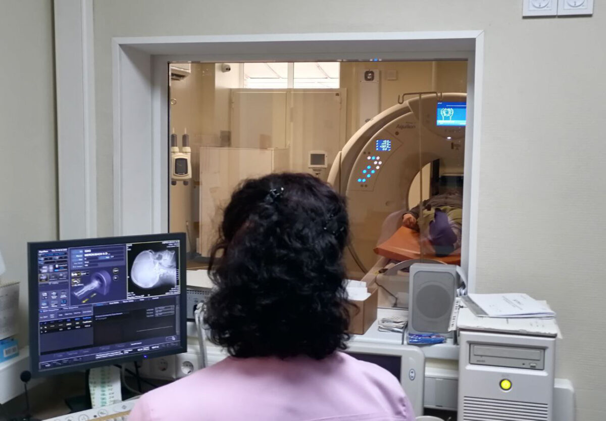 Свыше 2100 исследований произведено на новом компьютерном томографе в поликлинике, со дня его установки в сентябре 2021 года